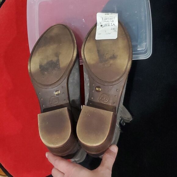 Lucky Brand Breah Leather Boots in Grey Size 8 - Picture 12 of 13